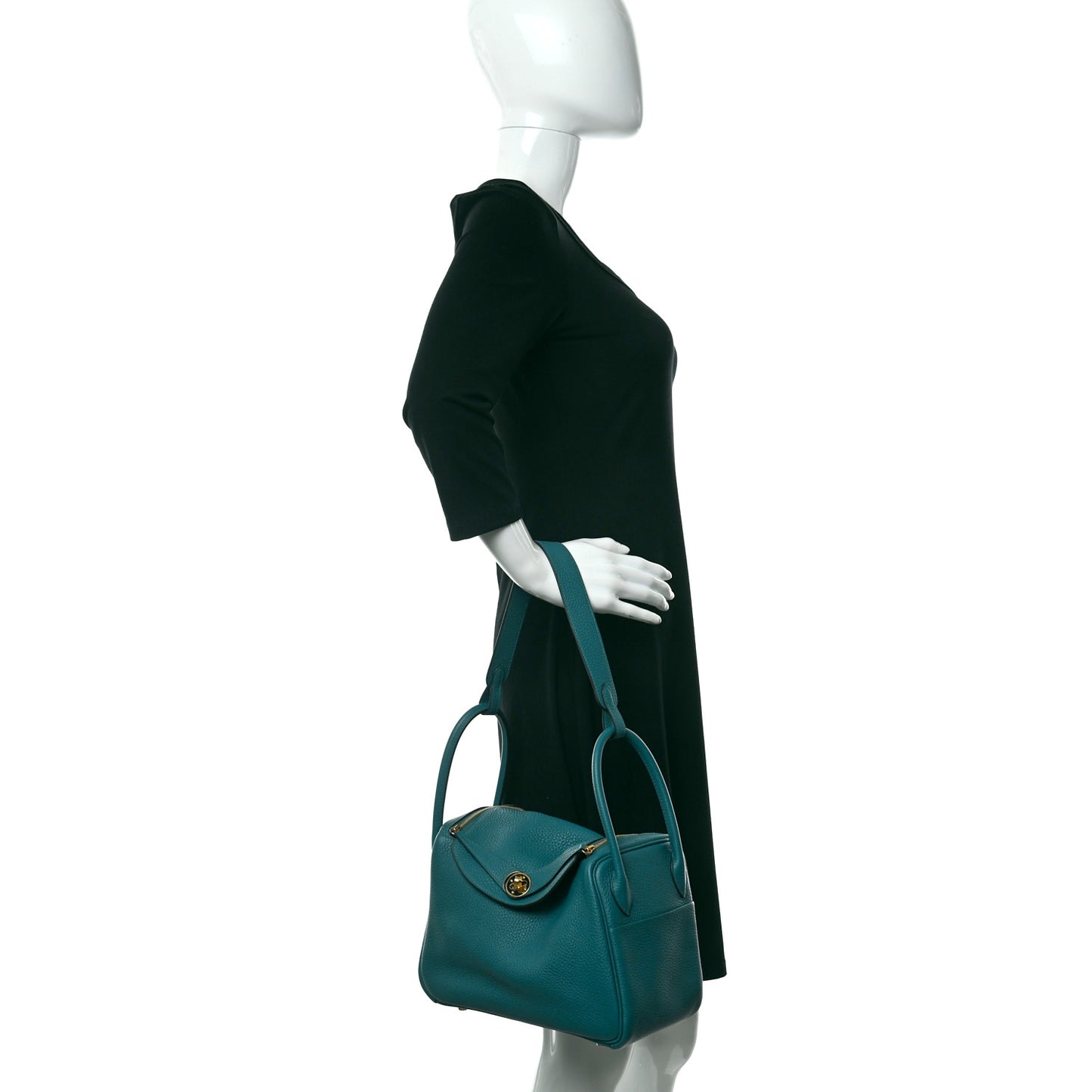 Taurillon Clemence Lindy 26 Vert Bosphore