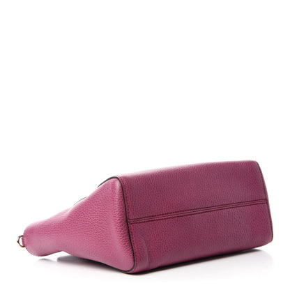 Gucci Dollar Calfskin Mini Swing Top Handle Bag Peonia Flower 4 of 9