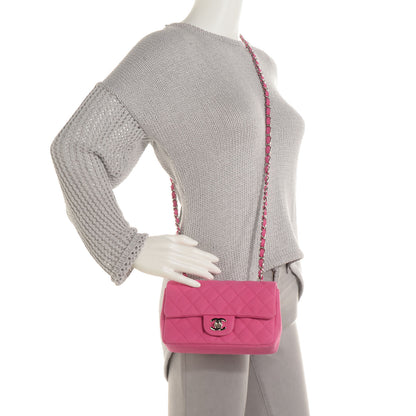 Chanel Iridescent Caviar Quilted Mini Flap Pink 2 of 9