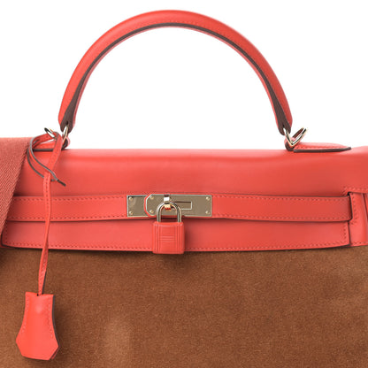 Hermes Grizzly Swift Kelly Retourne 32 Chamois Capucine 7 of 16