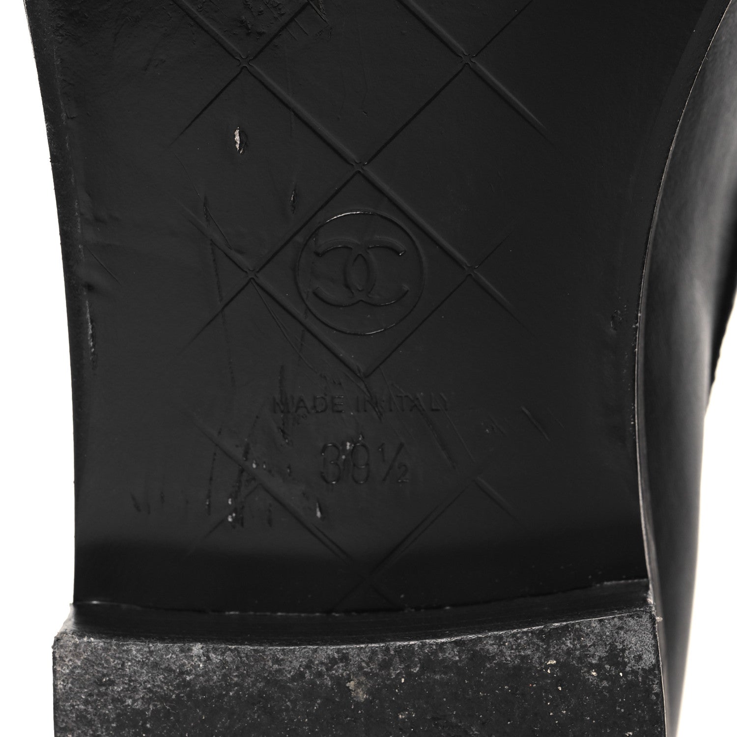 Chanel Lambskin Quilted CC Turnlock Loafers 39.5 Black 8 of 10