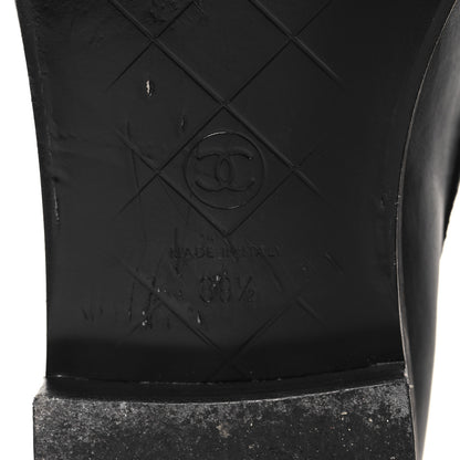 Chanel Lambskin Quilted CC Turnlock Loafers 39.5 Black 8 of 10