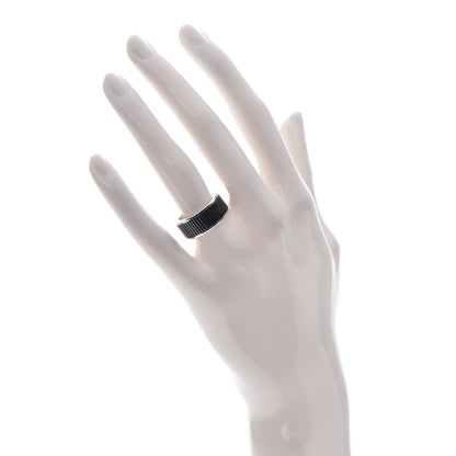 Tiffany Sterling Silver 9mm Titanium Coin Edge Ring 5.75 2 of 7