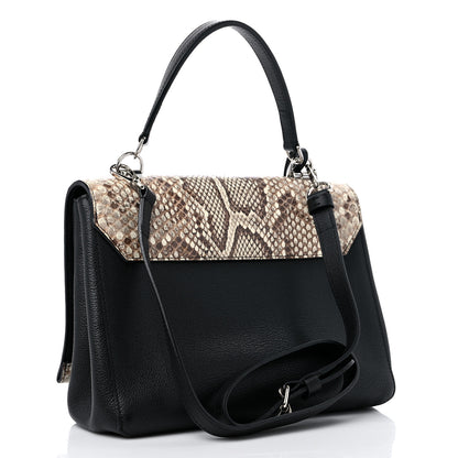 Louis Vuitton Snakeskin Lockme II Top Handle 3 of 10