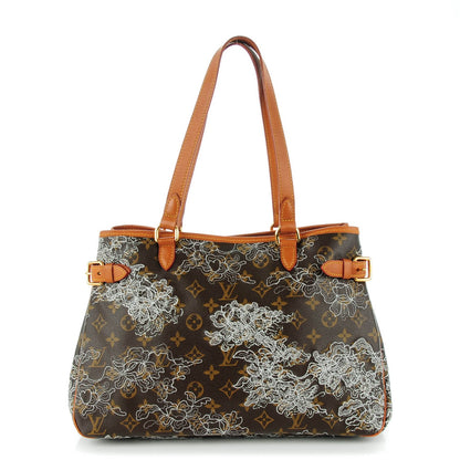 Louis Vuitton Monogram Dentelle Batignolles Horizontal Silver 1 of 10