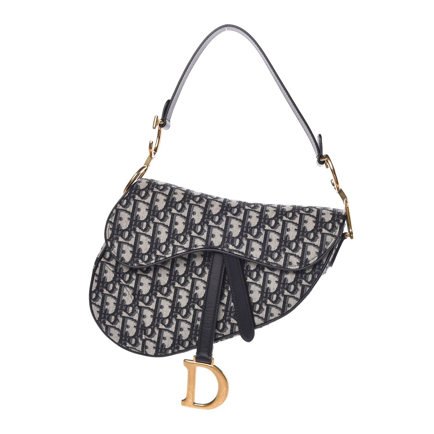 Oblique Saddle Bag Blue