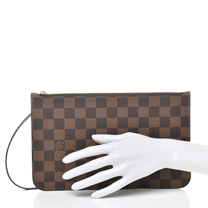 Louis Vuitton Damier Ebene Neverfull MM GM Pochette 2 of 8