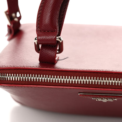 Prada Saffiano Lux Promenade Backpack Cherry 15 of 18