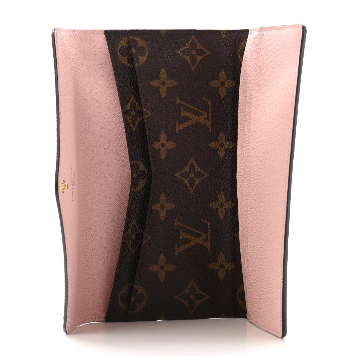 Louis Vuitton Monogram Josephine Wallet Rose Ballerine 4 of 9