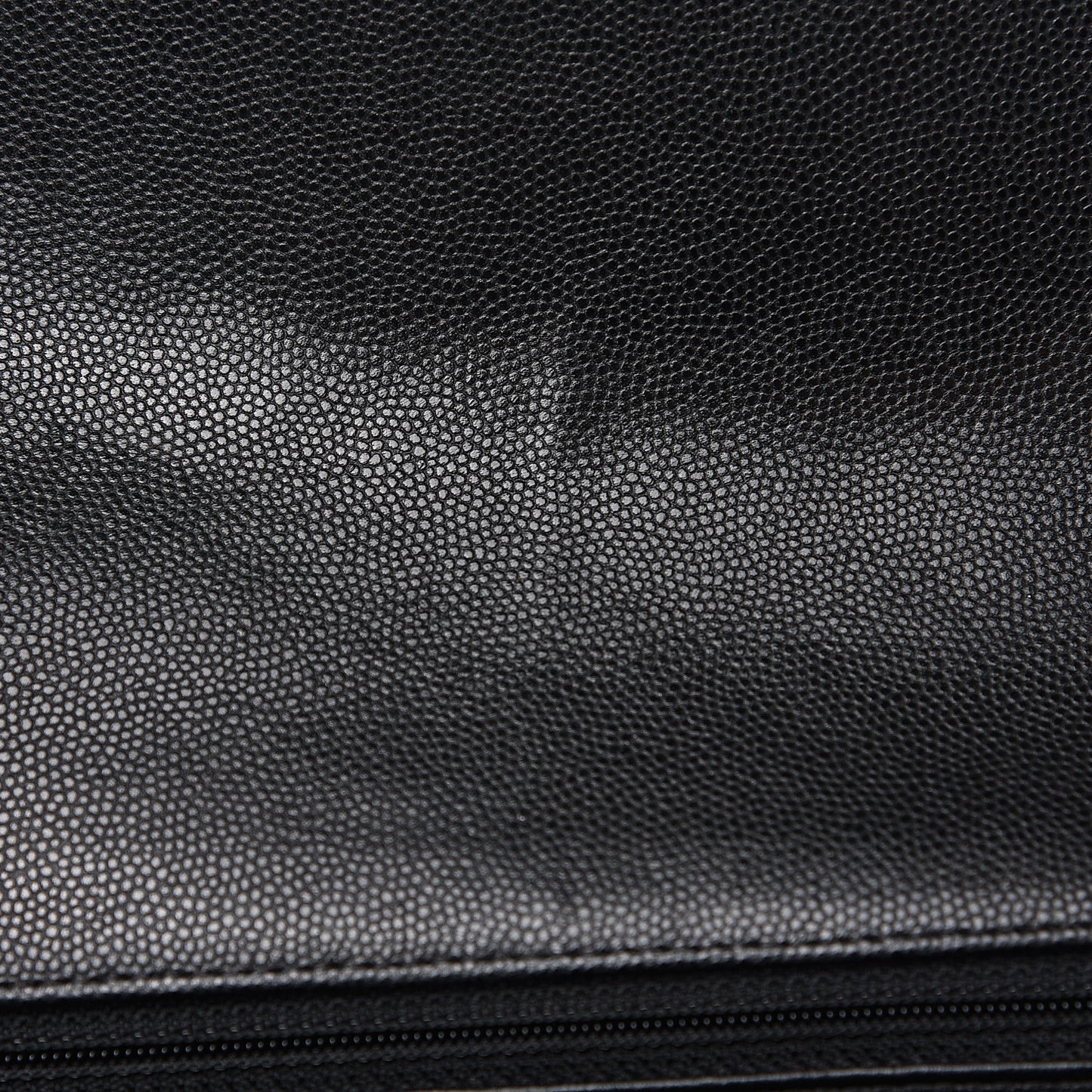 Caviar Quilted Mini Rectangular Flap Black