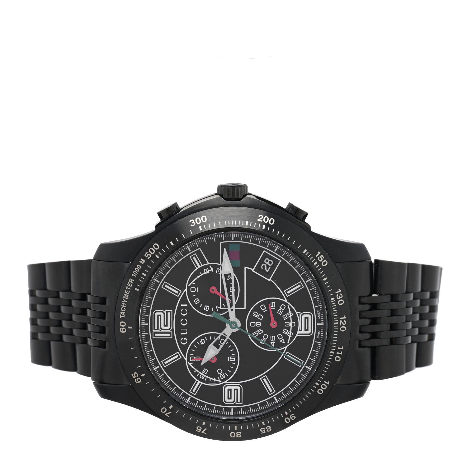 Gucci PVD Stainless Steel 44mm G-Timeless Chronograph Quartz Watch Black 2 of 5