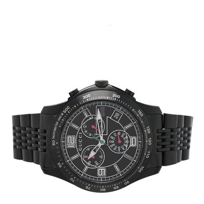 Gucci PVD Stainless Steel 44mm G-Timeless Chronograph Quartz Watch Black 2 of 5