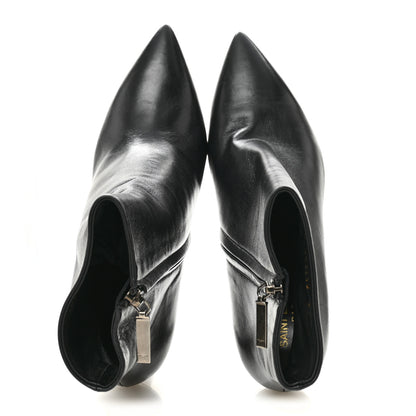 Saint Laurent Santiago Russo Kate 85 Zip Bootie 39 Black 2 of 8