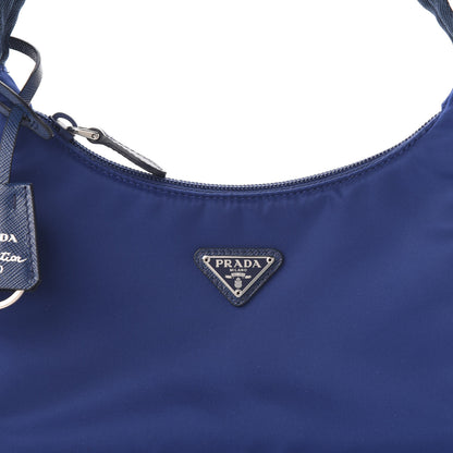 Prada Tessuto Nylon Mini Re-Edition 2000 Bag Bluette 11 of 11