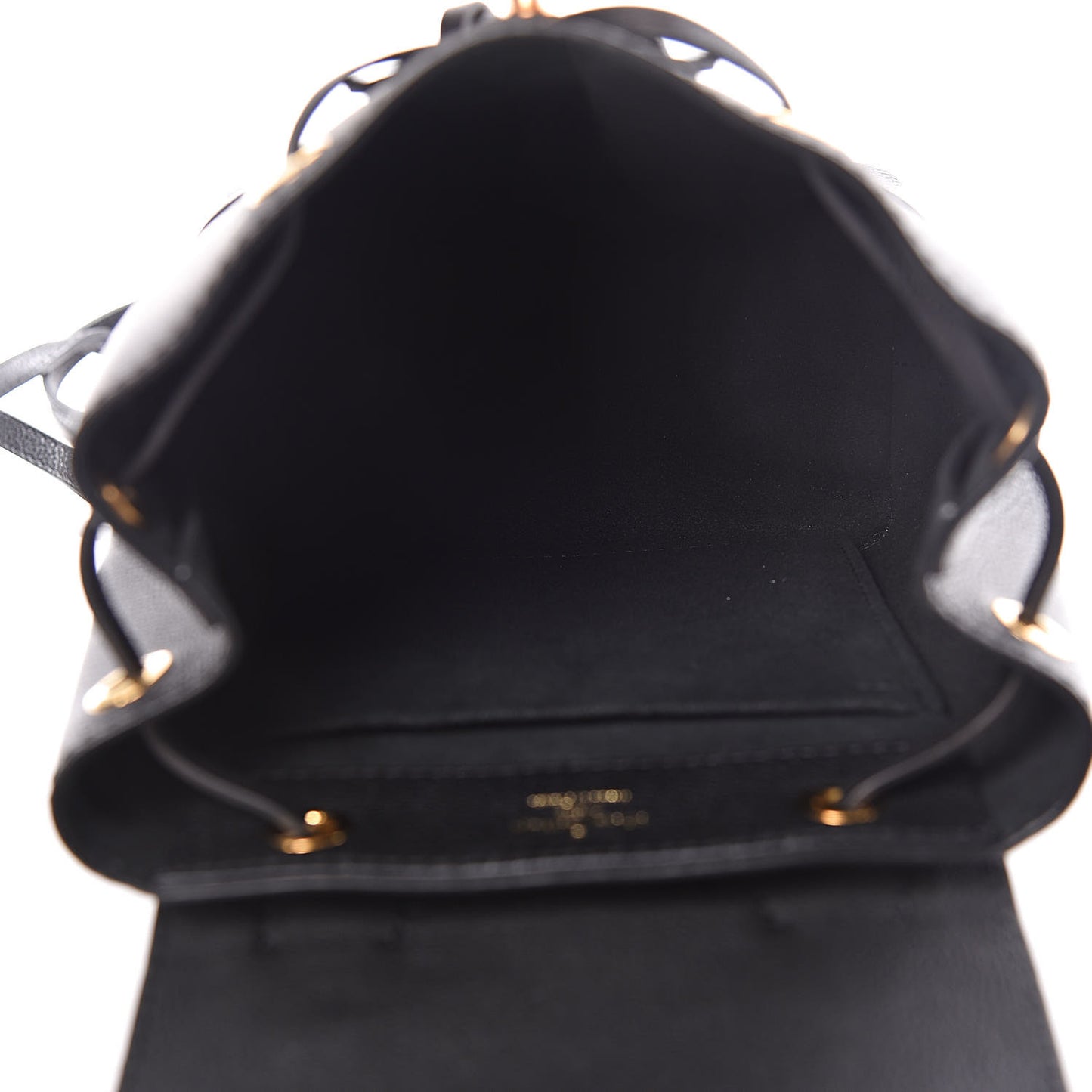 Calfskin Lockme Mini Backpack Black