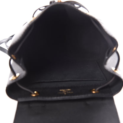 Louis Vuitton Calfskin Lockme Mini Backpack Black 5 of 13