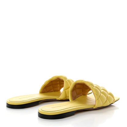Bottega Veneta Nappa Matelasse Padded Flat Sandals 40 Pear 4 of 7