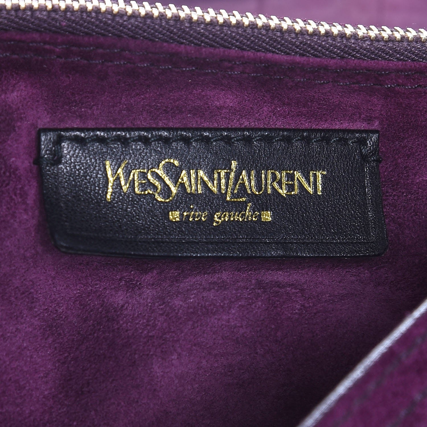 Saint Laurent Crocodile Embossed Nubuck Calfskin Medium Muse Two Purple 6 of 7