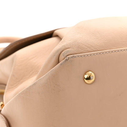 Salvatore Ferragamo Calfskin Fiamma Bag New Bisque 15 of 21