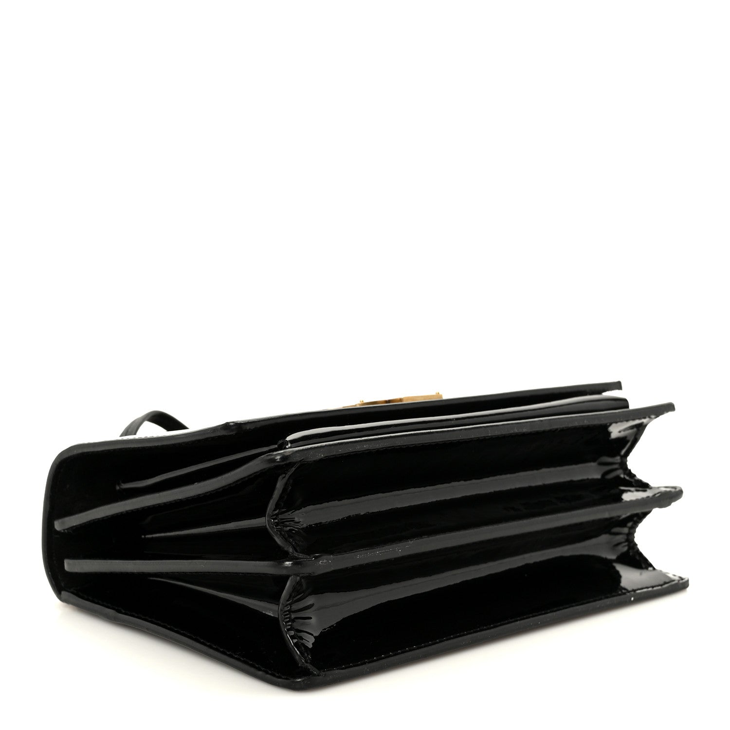 Saint Laurent Patent Small Monogram Sunset Black 4 of 11