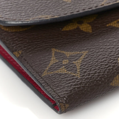 Louis Vuitton Monogram Emilie Wallet Fuchsia 7 of 8