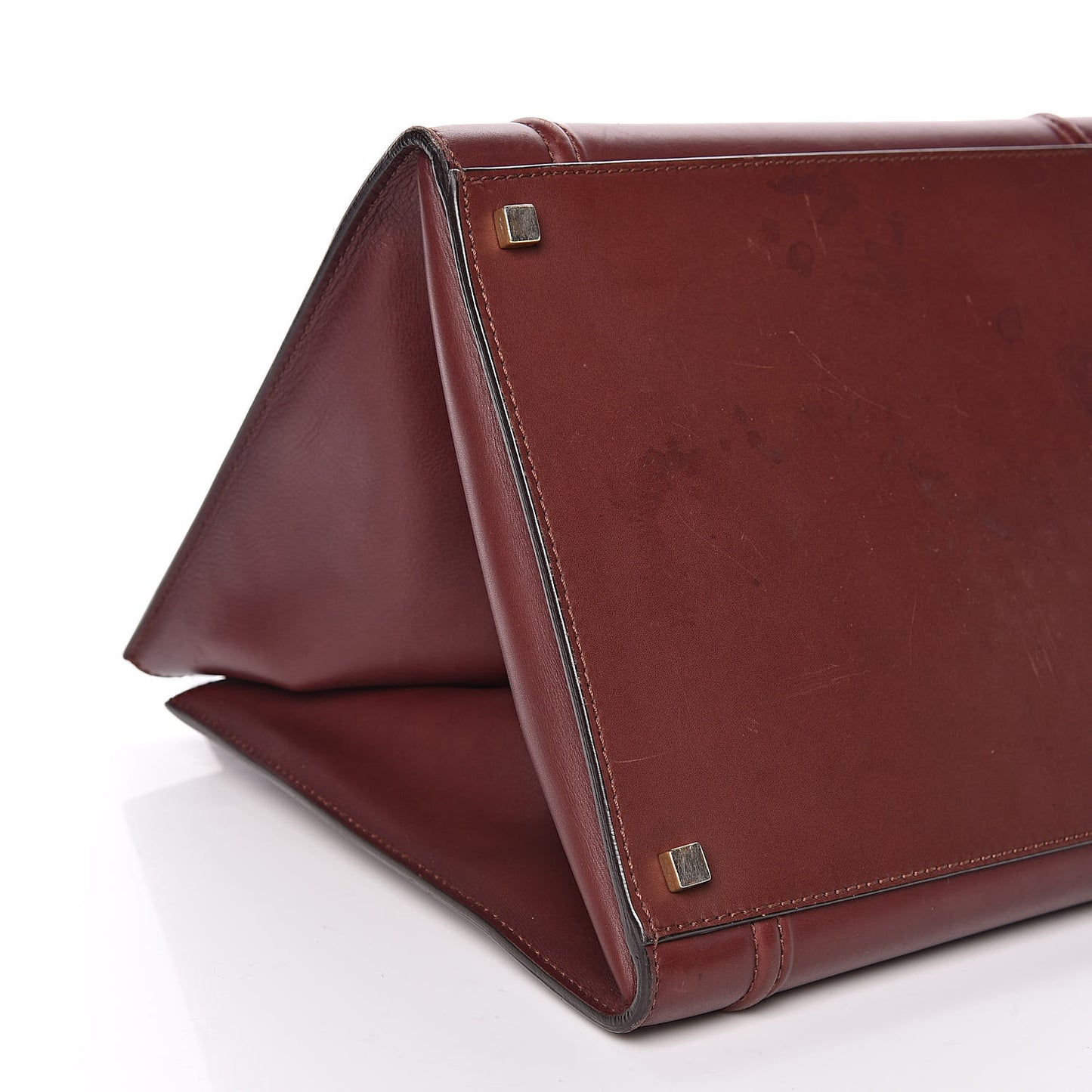 Natural Calfskin Medium Phantom Luggage Burgundy