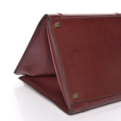Celine Natural Calfskin Medium Phantom Luggage Burgundy 15 of 21
