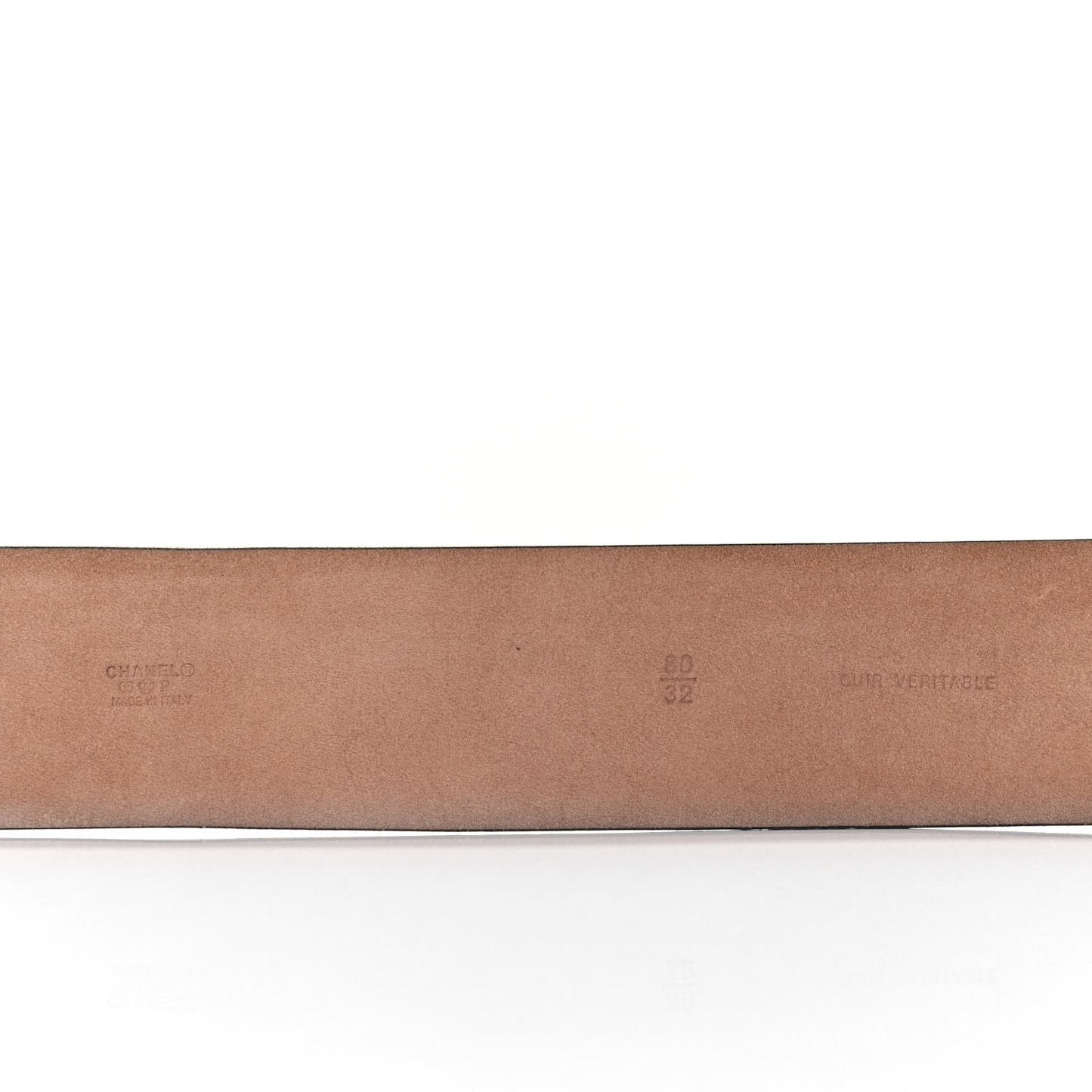 Calfskin CC Belt 80 32 Black