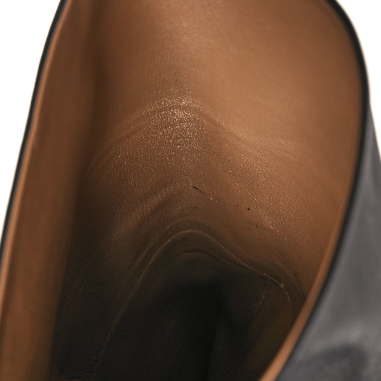 Calfskin Over The Knee Boots 40 Black