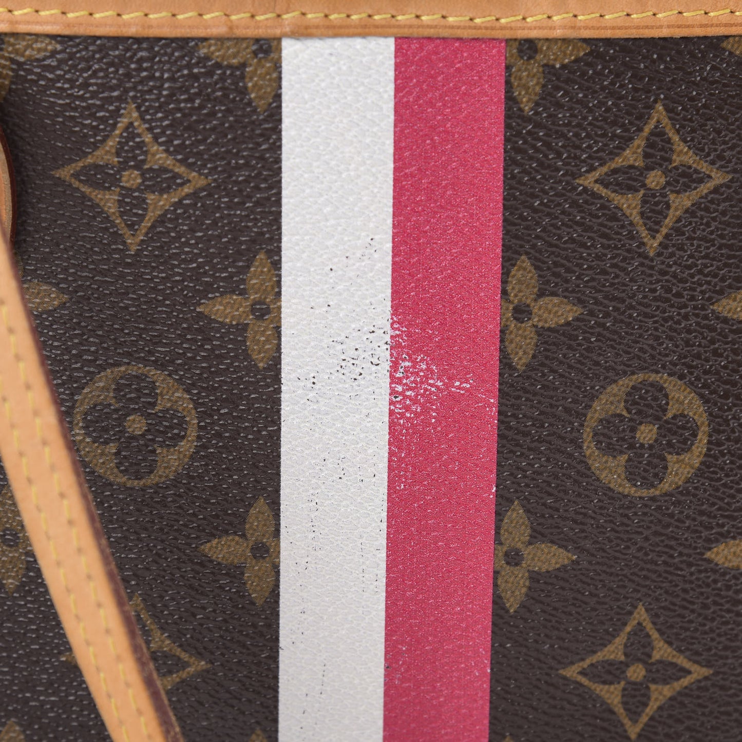 Monogram My LV Heritage Neverfull PM White Fuchsia