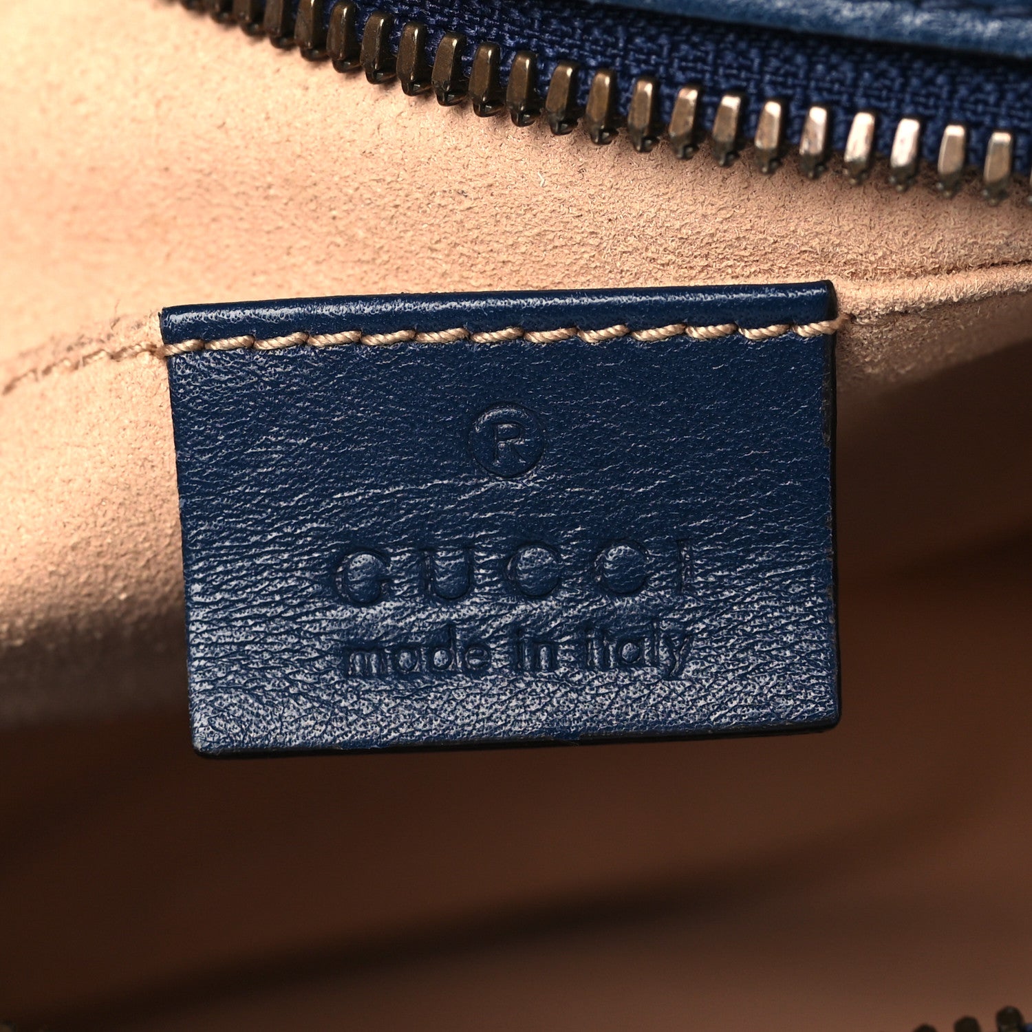 Gucci Calfskin Matelasse GucciGhost Small GG Marmont Chain Shoulder Bag Blue Agata Hibiscus Red 6 of 10
