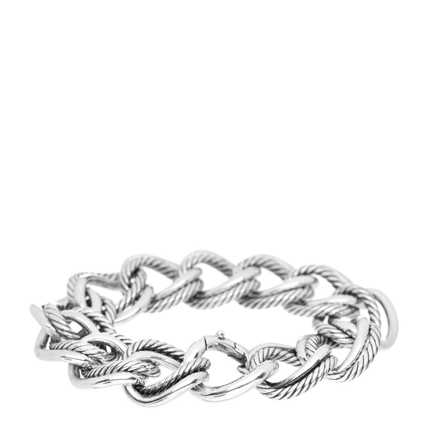 Sterling Silver Double Curb Link Bracelet