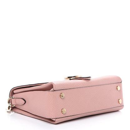 Gucci Dollar Calfskin Interlocking G Top Handle Shoulder Bag Soft Pink 3 of 9