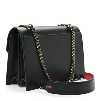 Christian Louboutin Calfskin Large Elisa Shoulder Bag Black 3 of 12