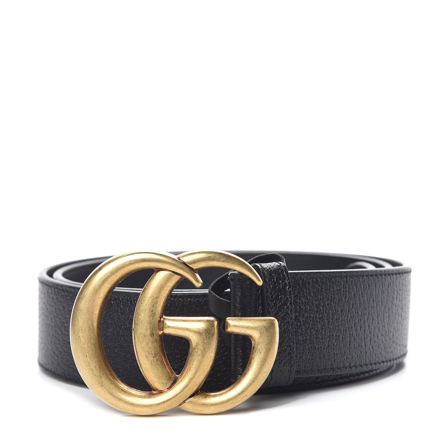 Textured Calfskin Double G 40mm Belt 95 38 Black