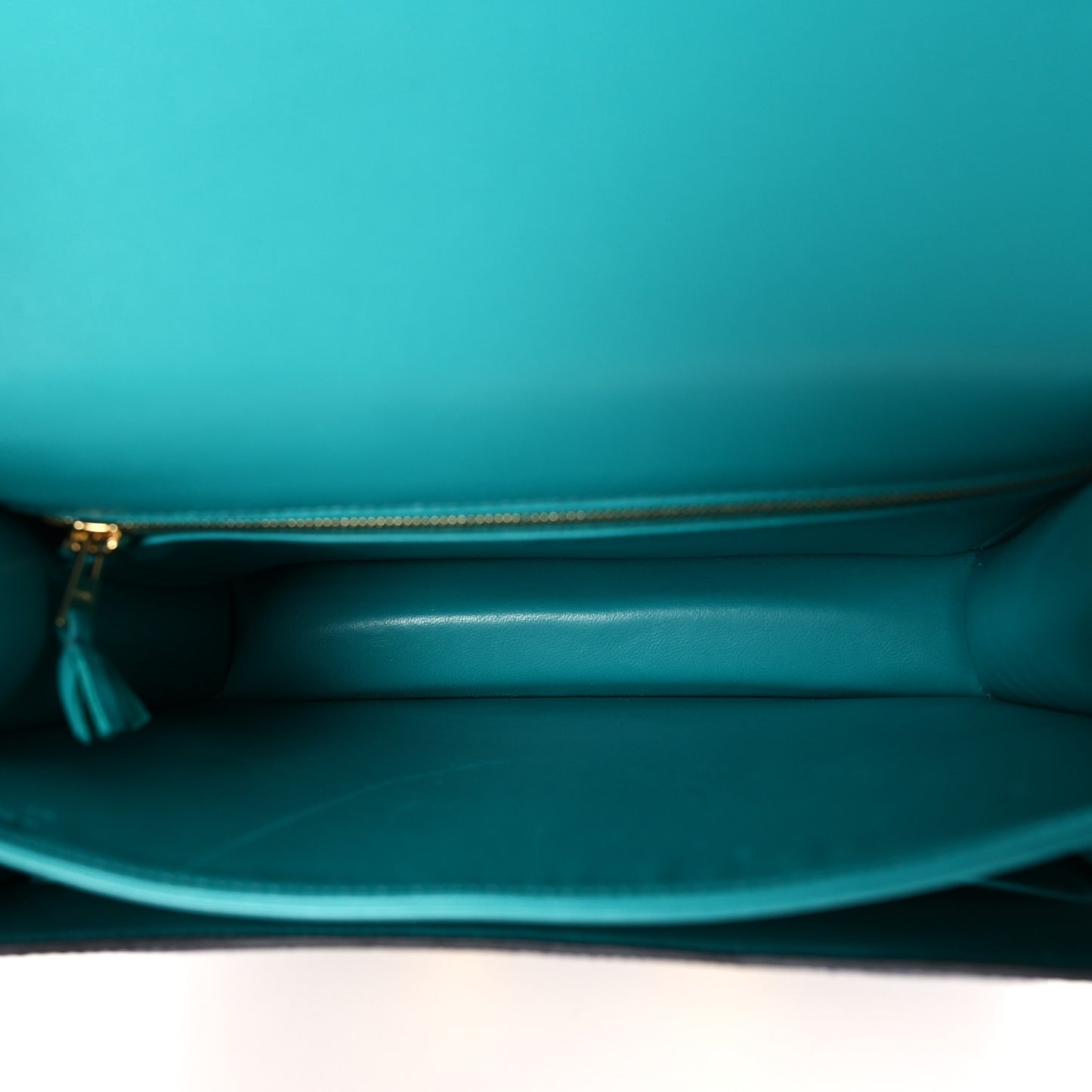 Shiny Alligator Verso Constance 24 Blue Saphire Bleu Paon