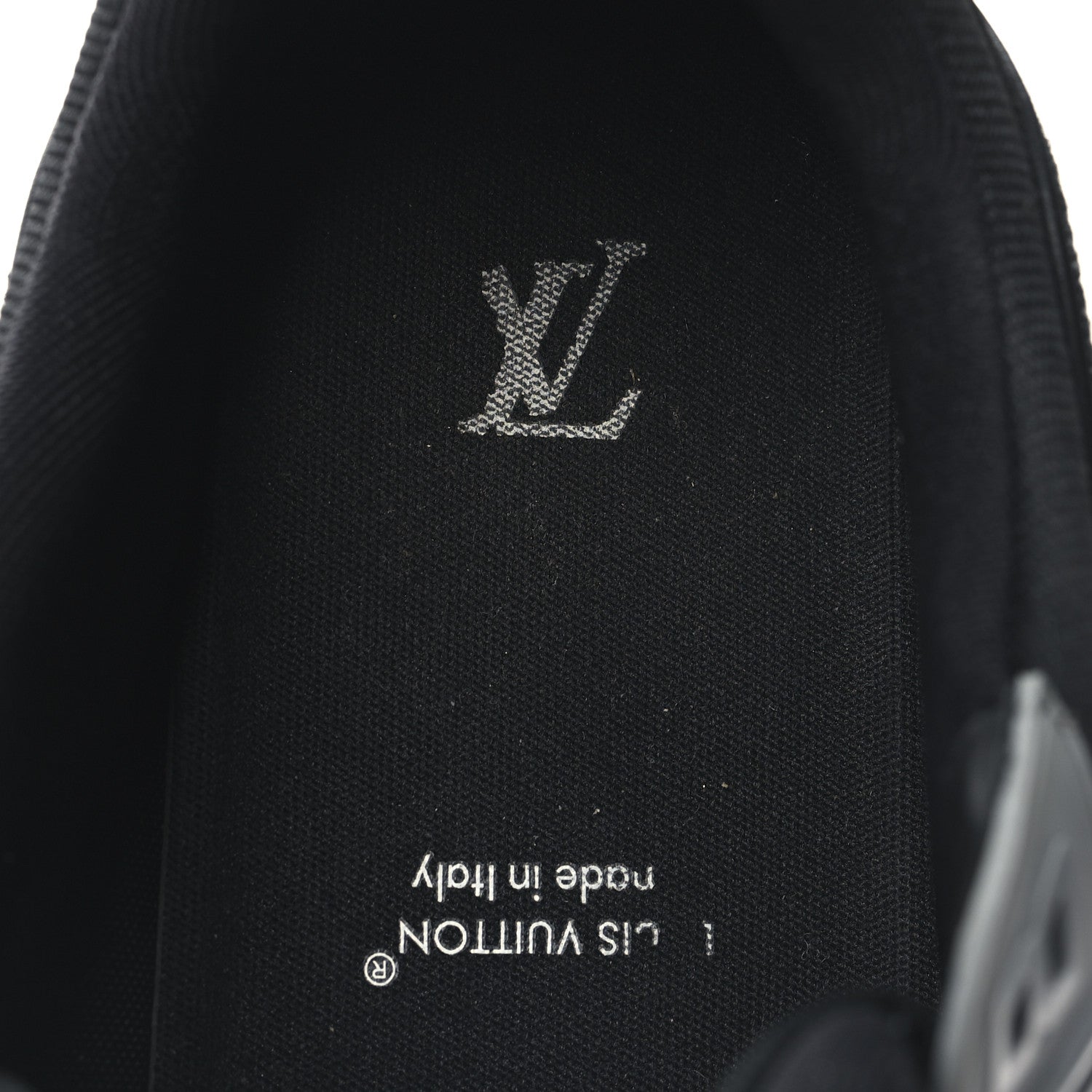 Louis Vuitton Damier Denim Calfskin Mens LV Trainer Sneakers 10 Black 8 of 8