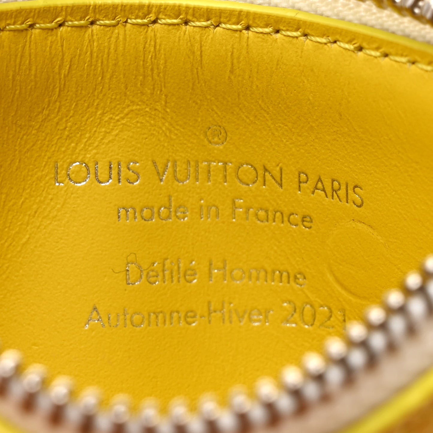 Calfskin Everyday LV Key Pouch Jaune