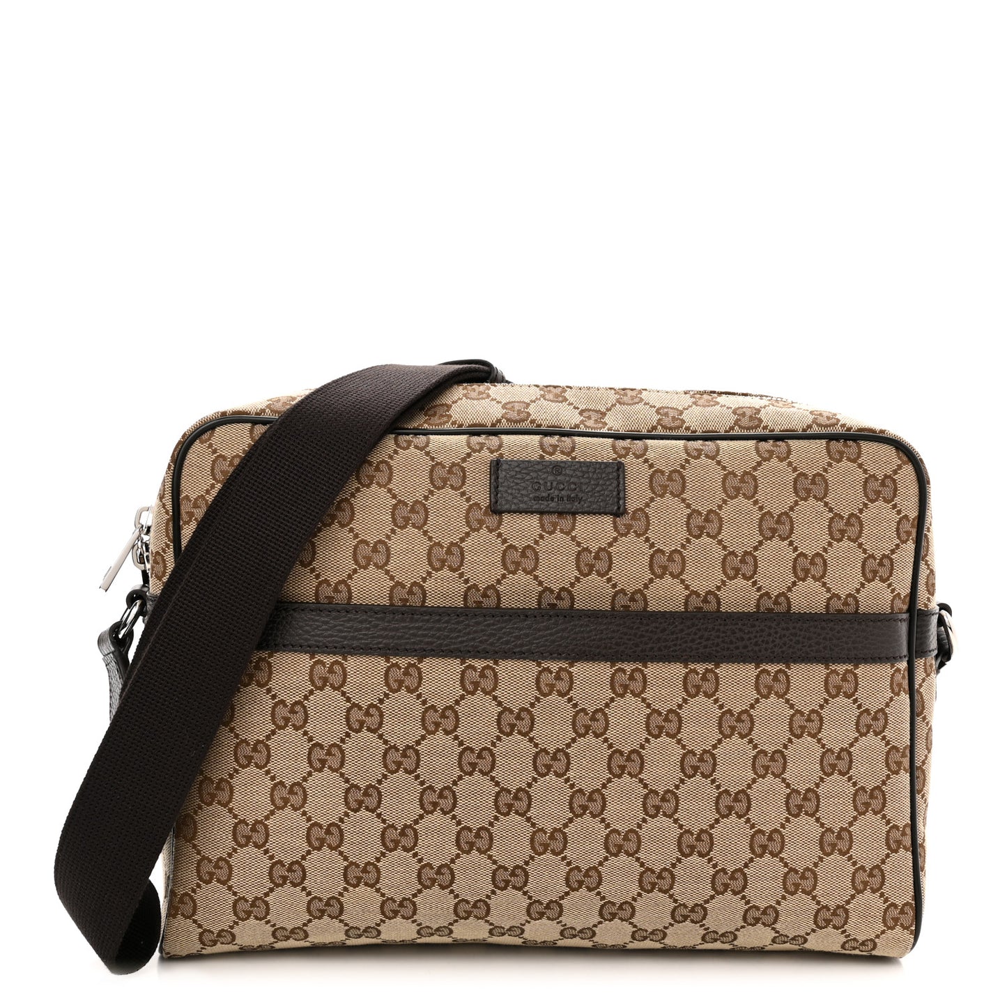 Monogram Messenger Bag Dark Brown