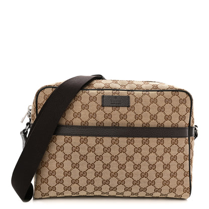 Gucci Monogram Messenger Bag Dark Brown 1 of 9