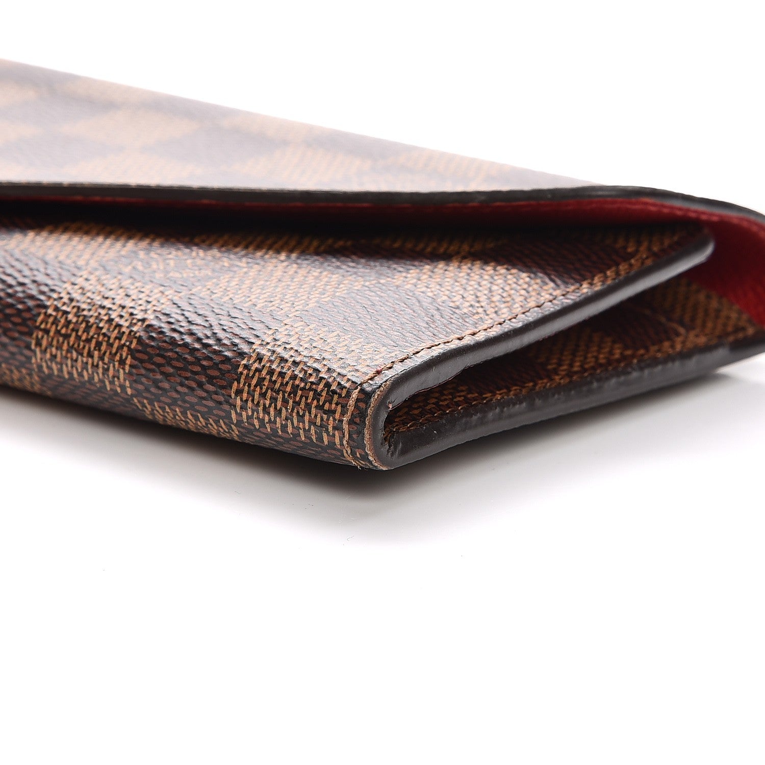 Louis Vuitton Damier Ebene Josephine Wallet Red 10 of 11