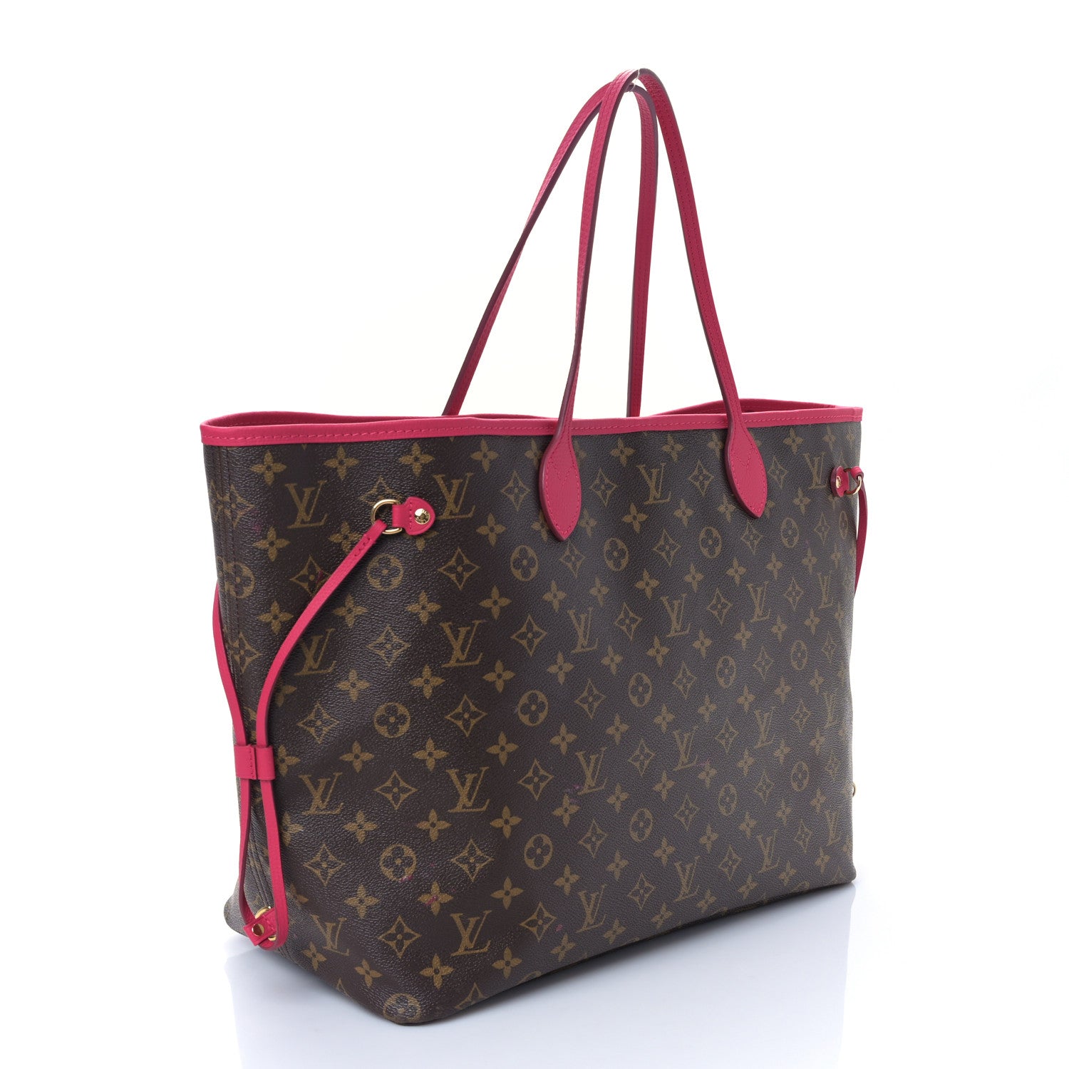 Louis Vuitton Monogram Articles de Voyage Ikat Neverfull GM Rose Indien 3 of 8