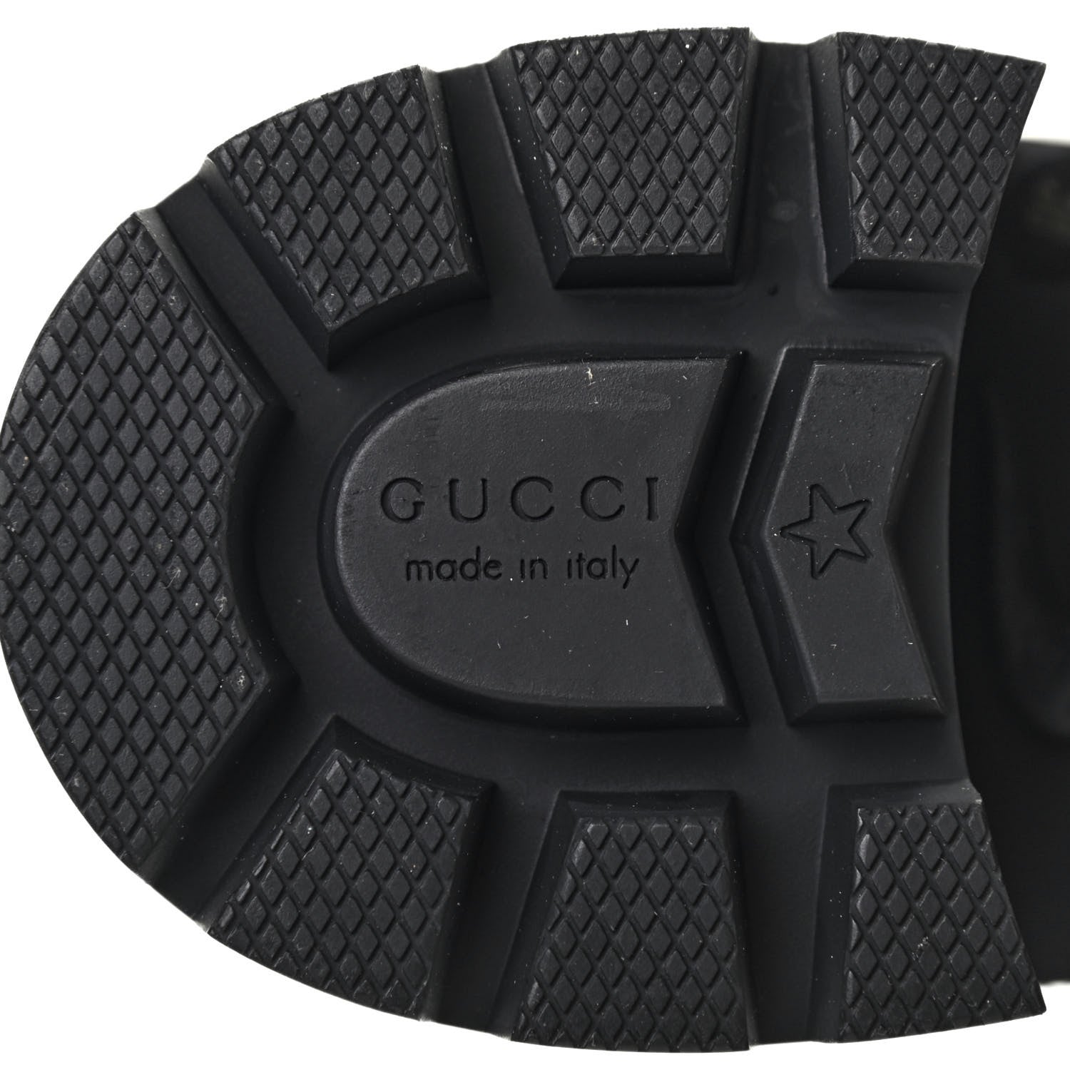 Gucci Calfskin Crystal GG Trip Chelsea Ankle Boots 38 Black 7 of 9
