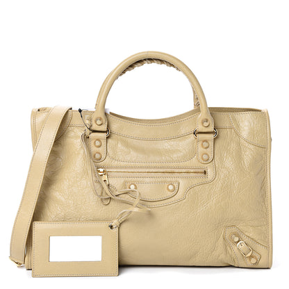 Balenciaga Agneau Giant 12 Gold Hardware City Beige Sable 1 of 10