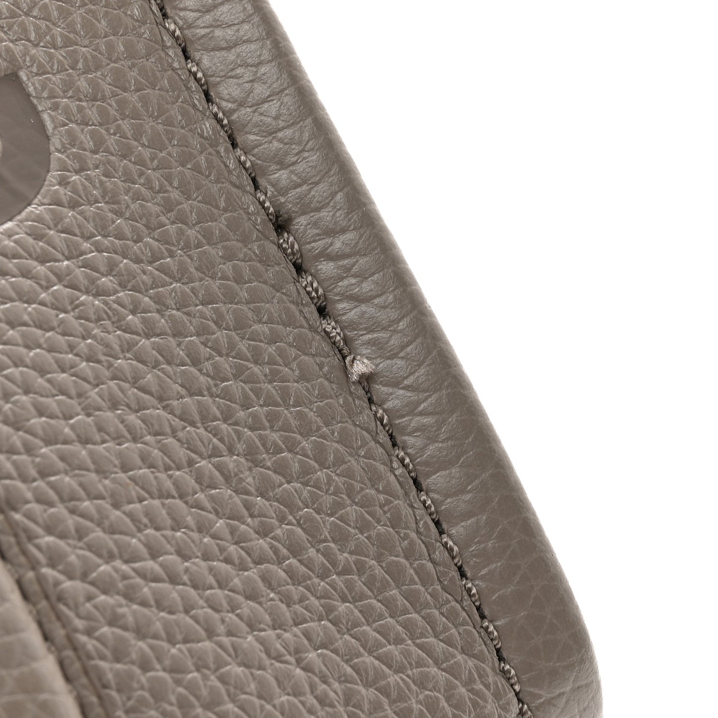 Grained Calfskin Small The Tote Bag Cement