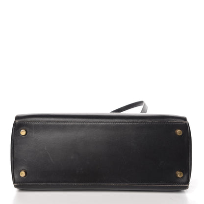Hermes Box Kelly Retourne 28 Black 6 of 39