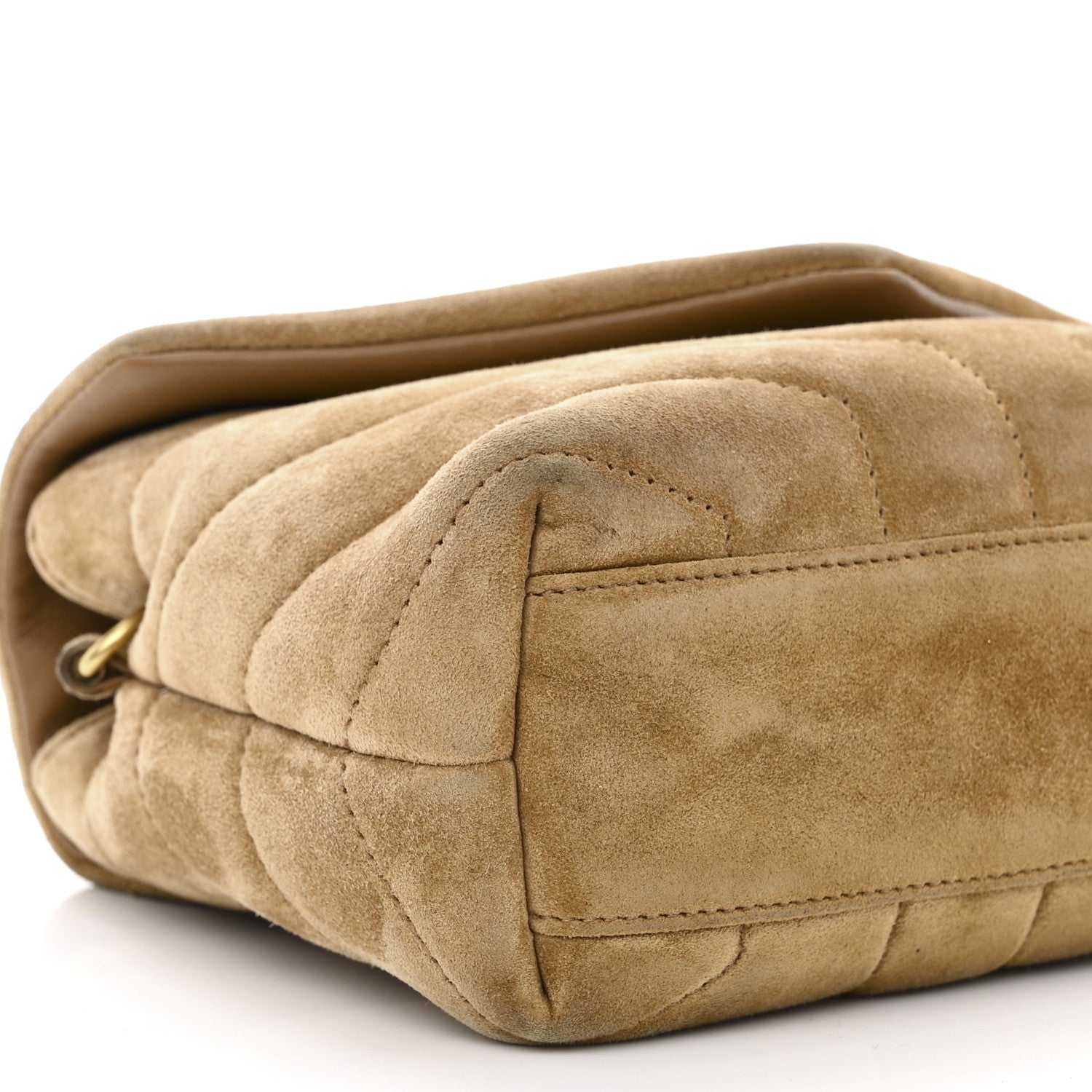 Saint Laurent Suede Toy Loulou Shoulder Bag Cinnamon 9 of 11