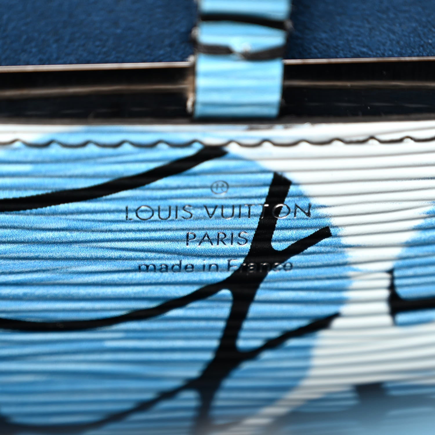 Louis Vuitton Epi Twist Shoulder Bag MM Aqua 6 of 12