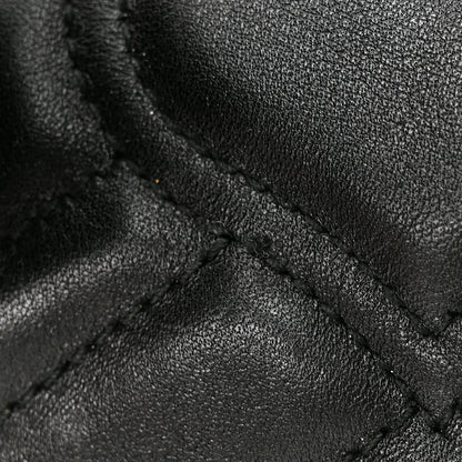 Gucci Calfskin Matelasse GG Marmont Belt Bag 85 34 Black 11 of 17