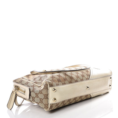 Gucci Monogram Medium New Britt Boston Off White 3 of 10
